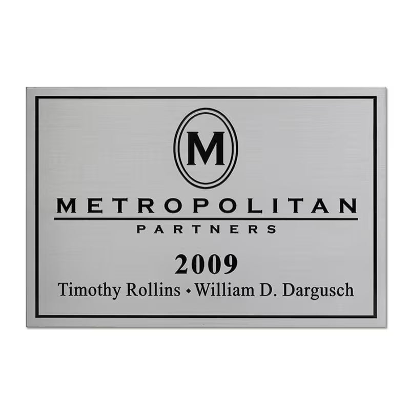 Memorial Plaque – 8"×10" (Steel)